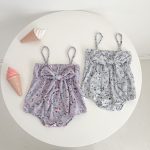 【66-90cm】水着 可愛い 蝶結び フラワー スイムウェア - 画像 (6)