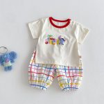【73-110cm】セットアップ ツリー柄 シャツ＆カラフルパンツ - 画像 (4)