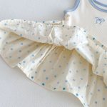 【73-110cm】ワンピース ブルー ドット シンプル 可愛い 女の子 - 画像 (10)