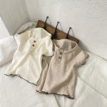 【73-100cm】ルームウェア セット ワッフル生地 着心地良い - 画像 (9)