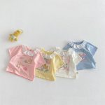 【73-120cm】Ｔシャツ 可愛い ガールズ 着心地良い トップス - 画像 (8)