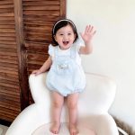 【66-90cm】ロンパース＆シャツブルーチェック - 画像 (3)
