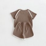 【73-110cm】ワッフルカジュアルセットアップ - 画像 (8)