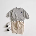 【73-120cm】セットアップ ベビー 熊柄 カジュアル - 画像 (14)