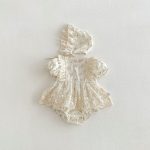 【66-90cm】ロンパース レース フラワー ベビー服 - 画像 (7)