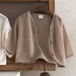 【73-100cm】カーディガン サマー ルーズ カジュアル - 画像 (8)