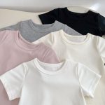 【90-160cm】Ｔシャツ 柔らか 半袖 トップス - 画像 (13)