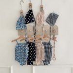 【66-100cm】水着 カラフル 帽子付き 全４色 可愛い - 画像 (3)