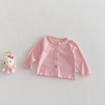 【73-120cm】カーディガン 柔らか リブ おしゃれ - 画像 (4)