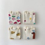 【73-120cm】セットアップ ベビー バルーン＆チーズ＆チューリップ - 画像 (2)