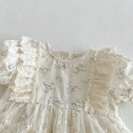 【66-90cm】ロンパース レース フラワー ベビー服 - 画像 (13)