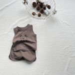 【73-100cm】セットアップ イラストプリント ノースリーブ 着心地良い - 画像 (11)