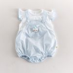 【66-90cm】ロンパース＆シャツブルーチェック - 画像 (6)