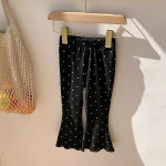 【90-140cm】フレアパンツ 女の子 パターンプリント - 画像 (7)