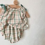 【73-100cm】セットアップ ベビー おしゃれ チェック柄 - 画像 (5)