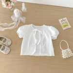 【73-110cm】セットアップ Tシャツ&キャミソール 柔らか 無地 シンプル 女の子 - 画像 (9)