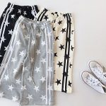 【90-150cm】パンツ キッズ 星柄 ゆったり ボトムス