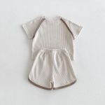 【73-110cm】ワッフルカジュアルセットアップ - 画像 (7)