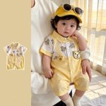 【66-100cm】ロンパース キュート クマ 可愛い ベビー服 - 画像 (4)
