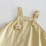 【66-90cm】セットアップ イエロースター サロペット＆シャツ - 画像 (8)
