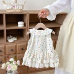 【73-110cm】カラフルドットワンピース - 画像 (10)