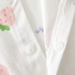 【66-90cm】ロンパース 夏新作 柔らか 総柄 ベビー服 - 画像 (12)