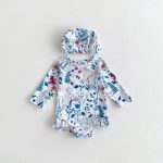 【66-100cm】水着 長袖 花柄 プリント おしゃれ - 画像 (19)