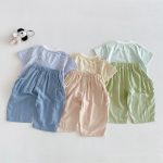【73-110cm】Ｔシャツ 可愛い ボーダー トップス - 画像 (7)