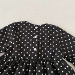 【80-130cm】ワンピース パフスリーブ ドット 可愛い 女の子 - 画像 (11)