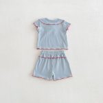 【66-110cm】セットアップ 柔らか 無地 肌に優しい ベビー服 - 画像 (12)