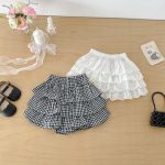 【73-110cm】スカート チェック シンプル カジュアル 女の子 - 画像 (8)