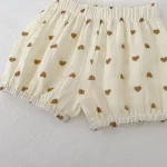 【73-110cm】ロンパース or ワンピース ベビー 女の子 ハート柄 - 画像 (27)