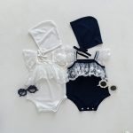 【66-100cm】水着 レース プリンセス スイムウェア - 画像 (12)