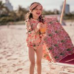 【90-140cm】水着 花柄 フリル ファッション スイムウェア - 画像 (12)
