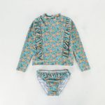 【90-140cm】水着 花柄 フリル ファッション スイムウェア - 画像 (15)