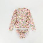 【90-140cm】水着 花柄 フリル ファッション スイムウェア - 画像 (17)
