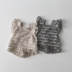 【73-100cm】セットアップ ベビー 女の子 チューリップ柄 - 画像 (3)