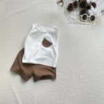 【80-130cm】セットアップ ベビー 男の子 ユニークポケット付き ノースリーブ - 画像 (15)