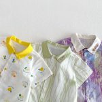 【66-90cm】オールインワン 総柄アート 可愛い ベビー服 - 画像 (13)