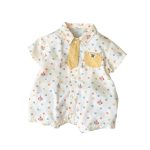 【66-90cm】ロンパース カラフル ドット 可愛い ベビー服 - 画像 (6)
