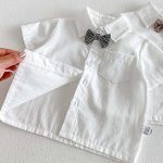 【80-120cm】セットアップ ベビー 男の子 トップス & サロペット リボン - 画像 (11)