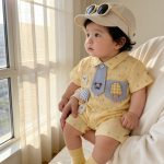 【66-100cm】ロンパース キイロ アイス クリーム 可愛い ベビー服 - 画像 (7)