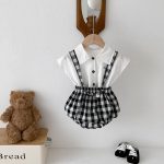 【66-100cm】トップス or サロペット ベビー チェック お出かけに - 画像 (5)