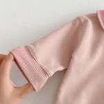 【73-110cm】スウェット セットアップ ベビー 男女兼用 セーラー風 バイカラー 熊柄 - 画像 (44)