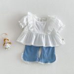 【73-120cm】ブラウス プリンセス シンプル 可愛い 女の子 - 画像 (7)