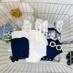 【66-100cm】水着 レース プリンセス スイムウェア - 画像 (7)