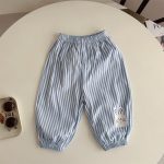 【80-120cm】セットアップ ゾウ柄 シャツ＆ストライプパンツ - 画像 (13)