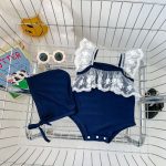 【66-100cm】水着 レース プリンセス スイムウェア - 画像 (8)