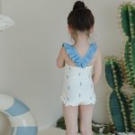 【80-130cm】水着 丸襟 可愛い 女の子 スイムウェア - 画像 (12)