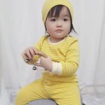 【66-90cm】ロンパース＆レギンス＆帽子 ボーダー 肌触り良い シンプル カラフル ベビー服 - 画像 (11)